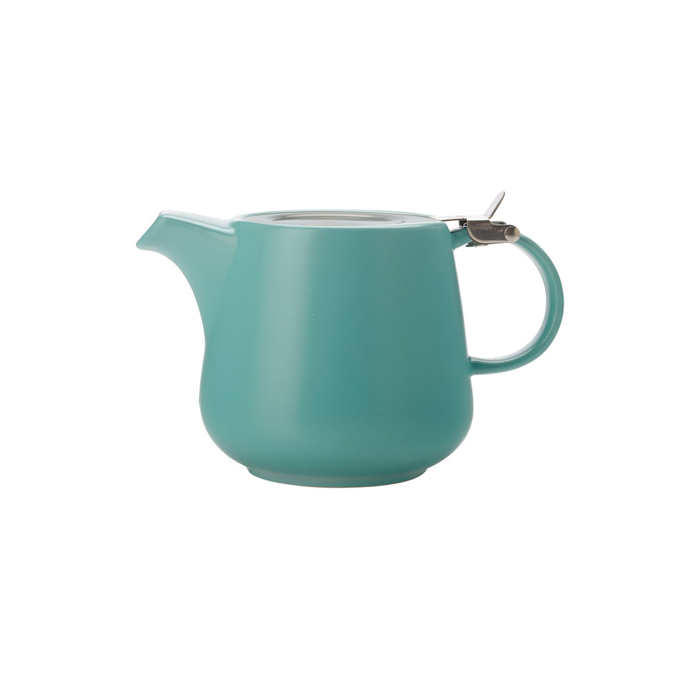 Τιρκουάζ τσαγιέρα με ανοξείδωτο φίλτρο και καπάκι, Maxwell & Williams