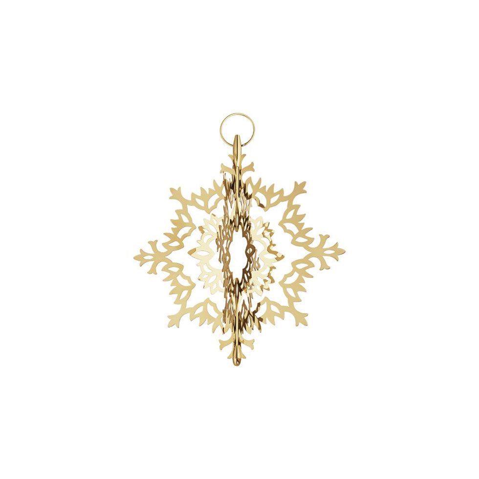 Συλλεκτικό επίχρυσο στολίδι λουλούδι του πάγου