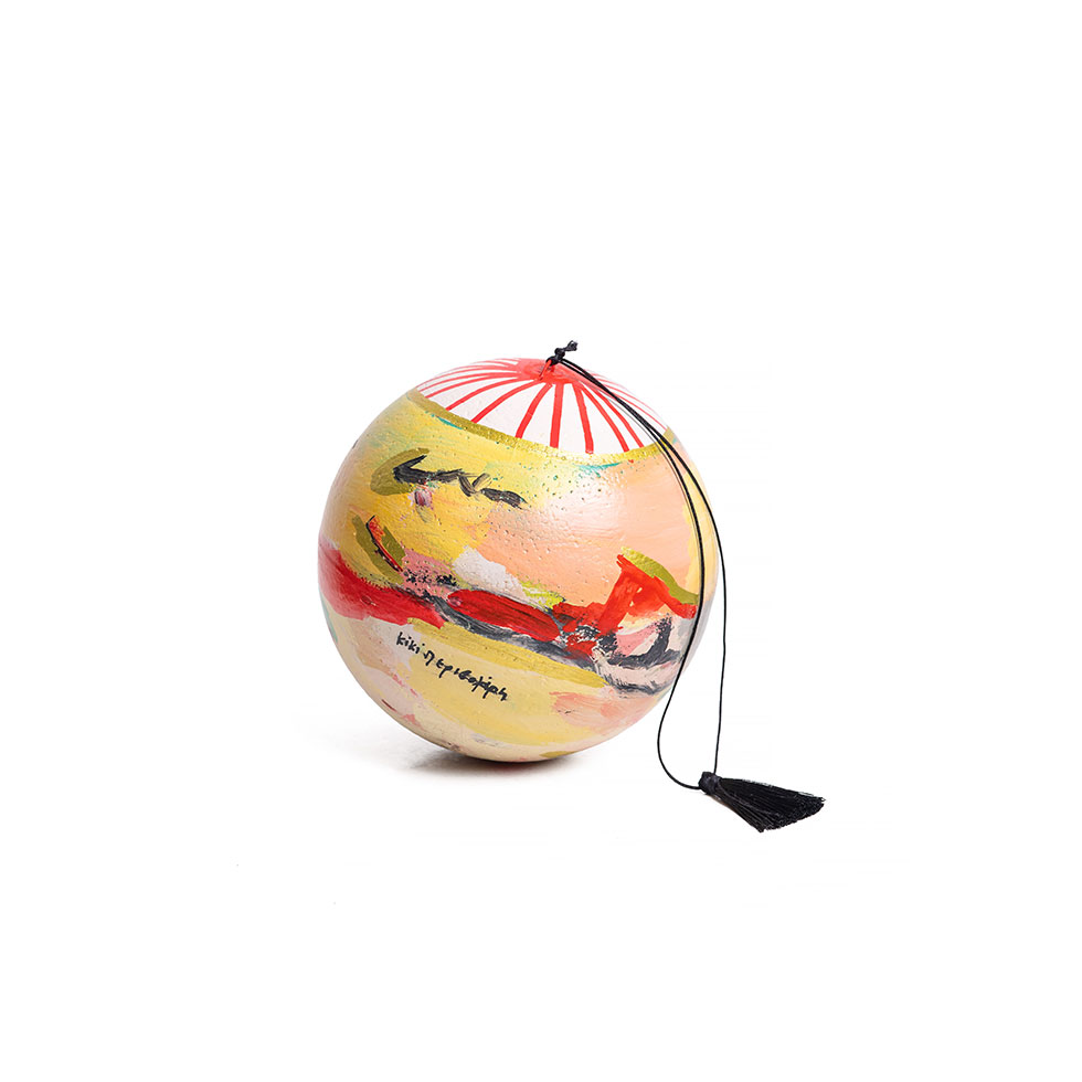 Χειροποίητo χριστουγεννιάτικo στολίδι, Κικί Περιβολάρη 