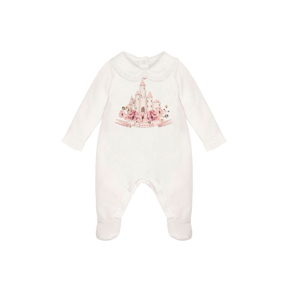 Princess white baby bodysuit, Balloon Chic