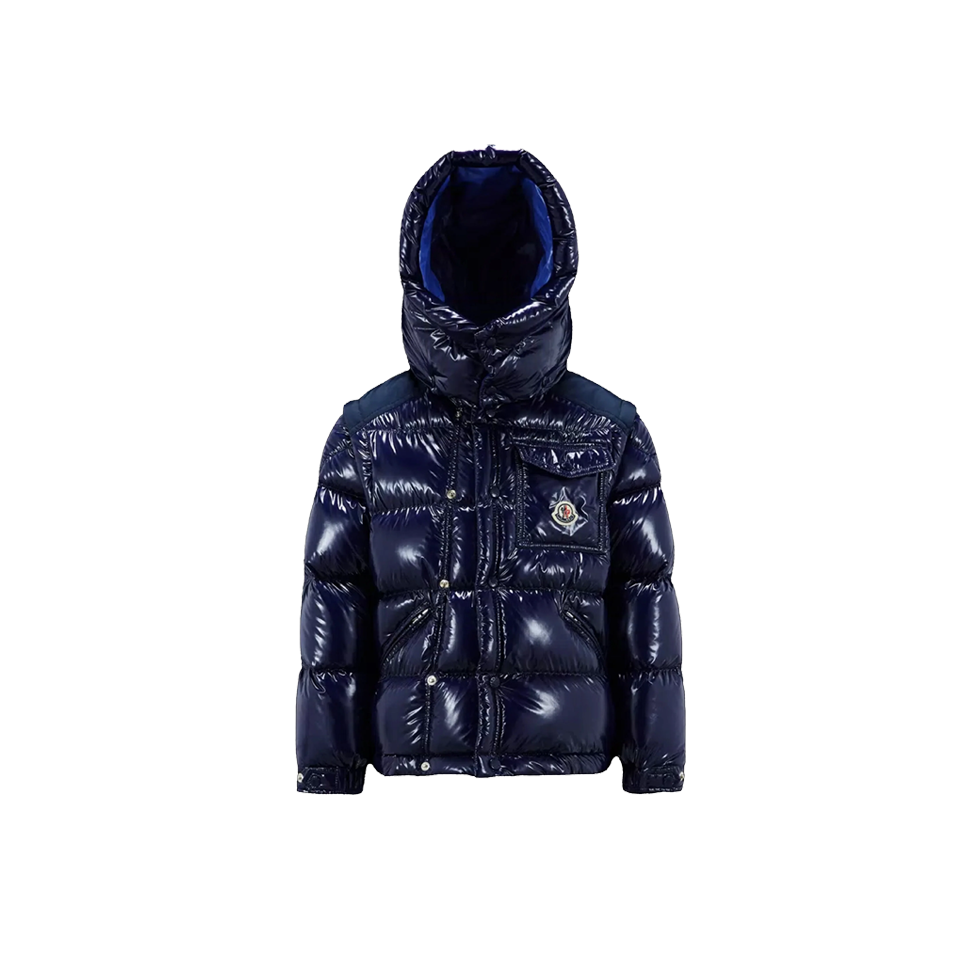 Dark blue Karakorum puffer jacket, Moncler