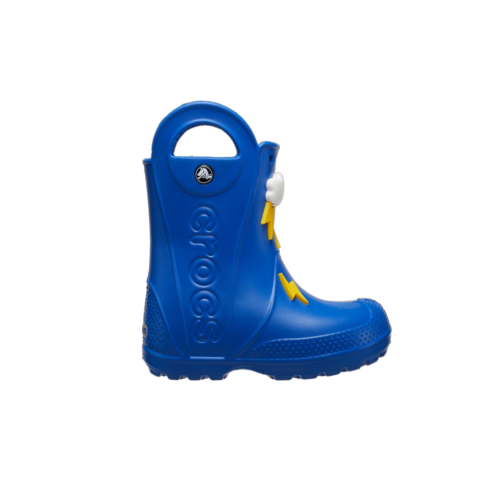 Μπλε αδιάβροχα μποτάκια Lighting Bolt, Crocs