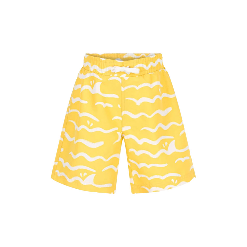 Κίτρινο μαγιό με λευκό μοτίβο 