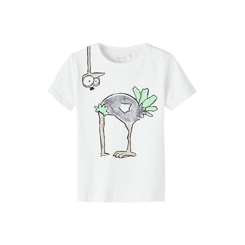 Λευκή μπλούζα με pattern, Name It