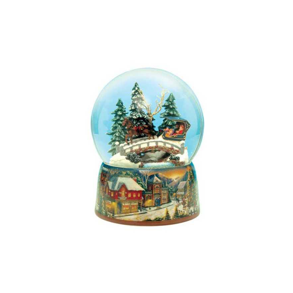Χριστουγεννιάτικη χιονόμπαλα με έλκηθρο, Spieluhren