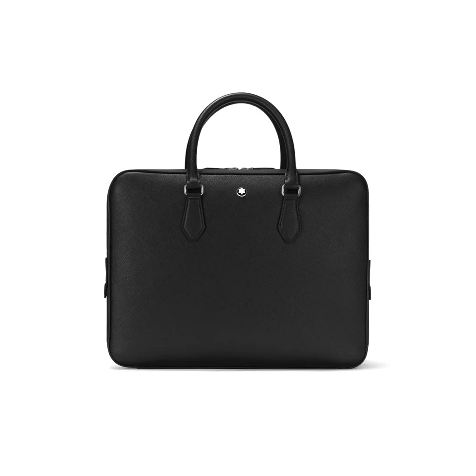 Μαύρος δερμάτινος χαρτοφύλακας Sartorial, Montblanc