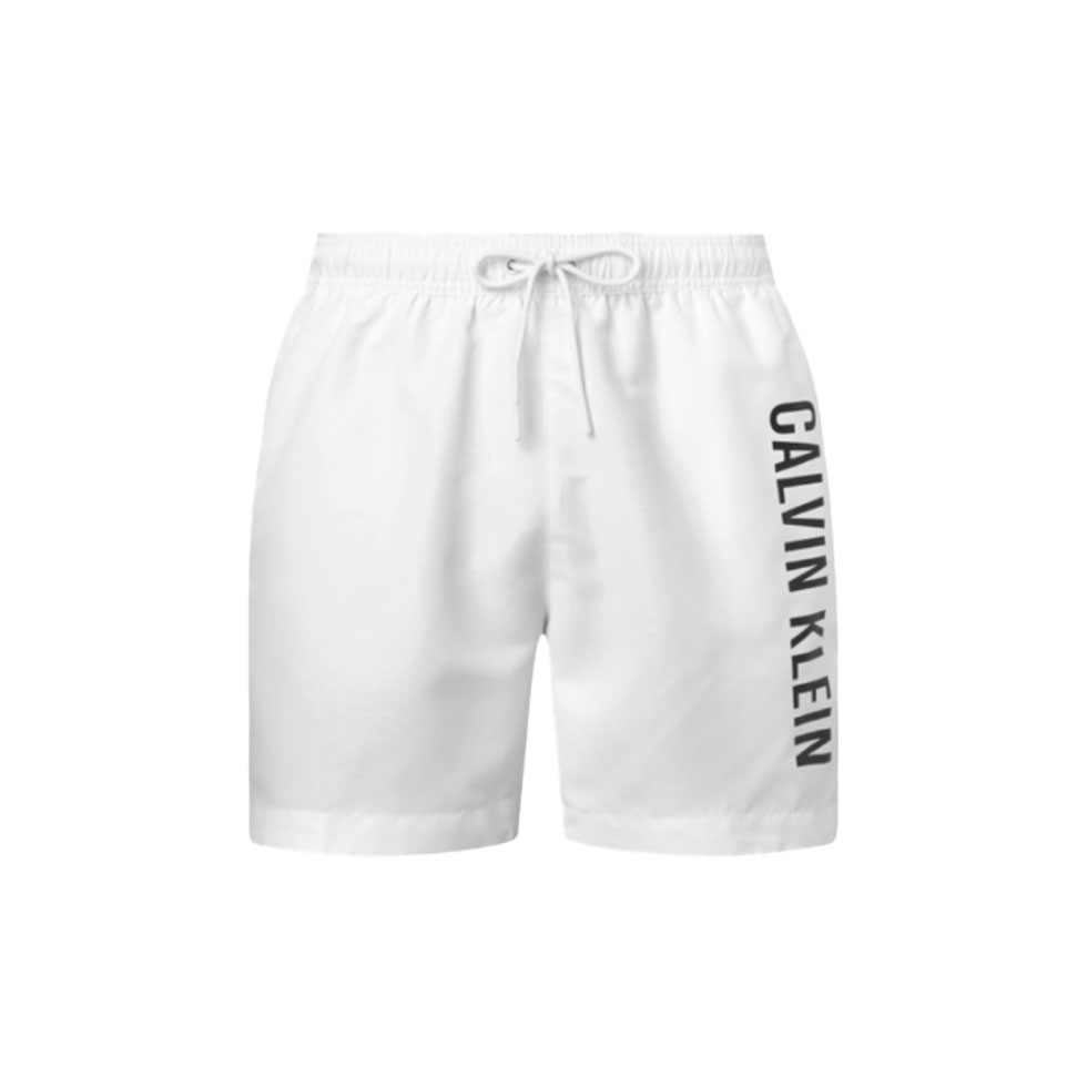 Λευκό μαγιό με μαύρο logo 