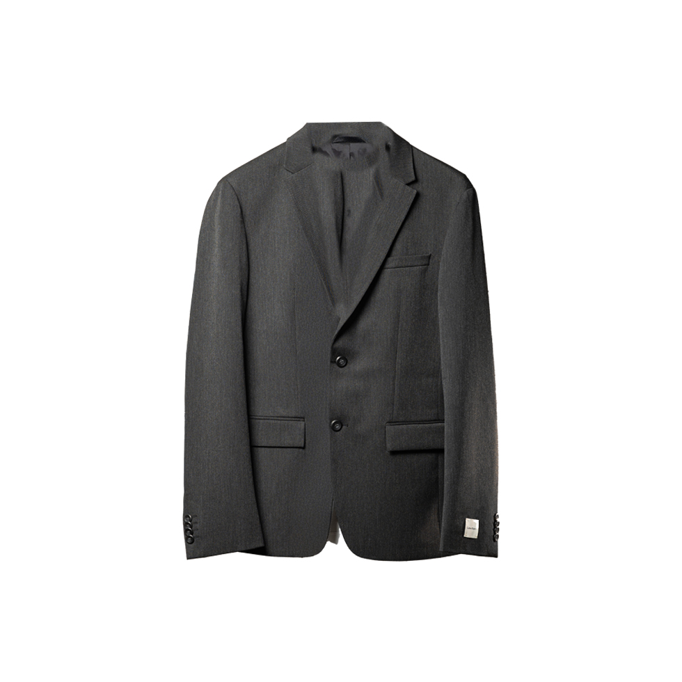 Γκρι σακάκι σε στενή γραμμή