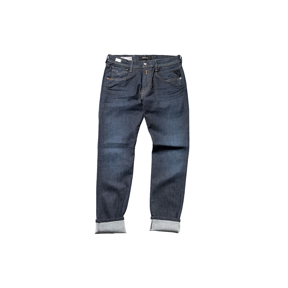 Σκούρο μπλε jean Anbass