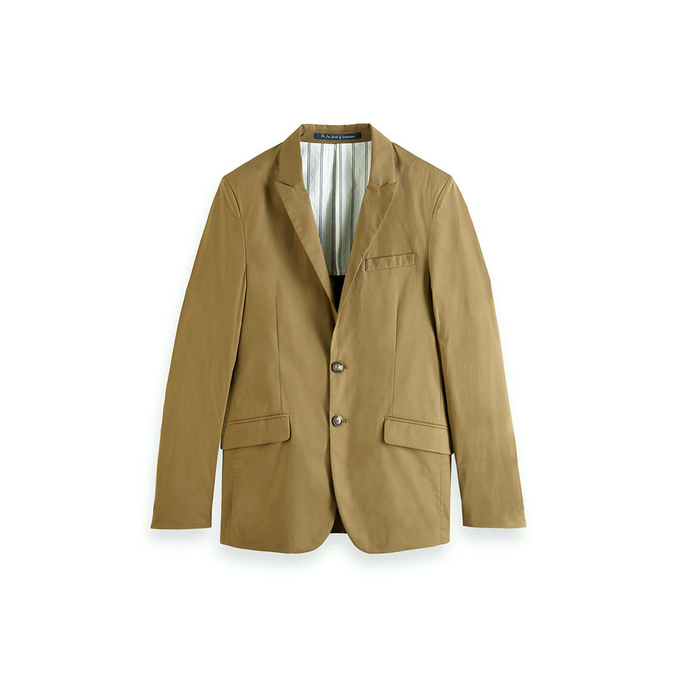 Χακί σακάκι από οργανικό βαμβάκι