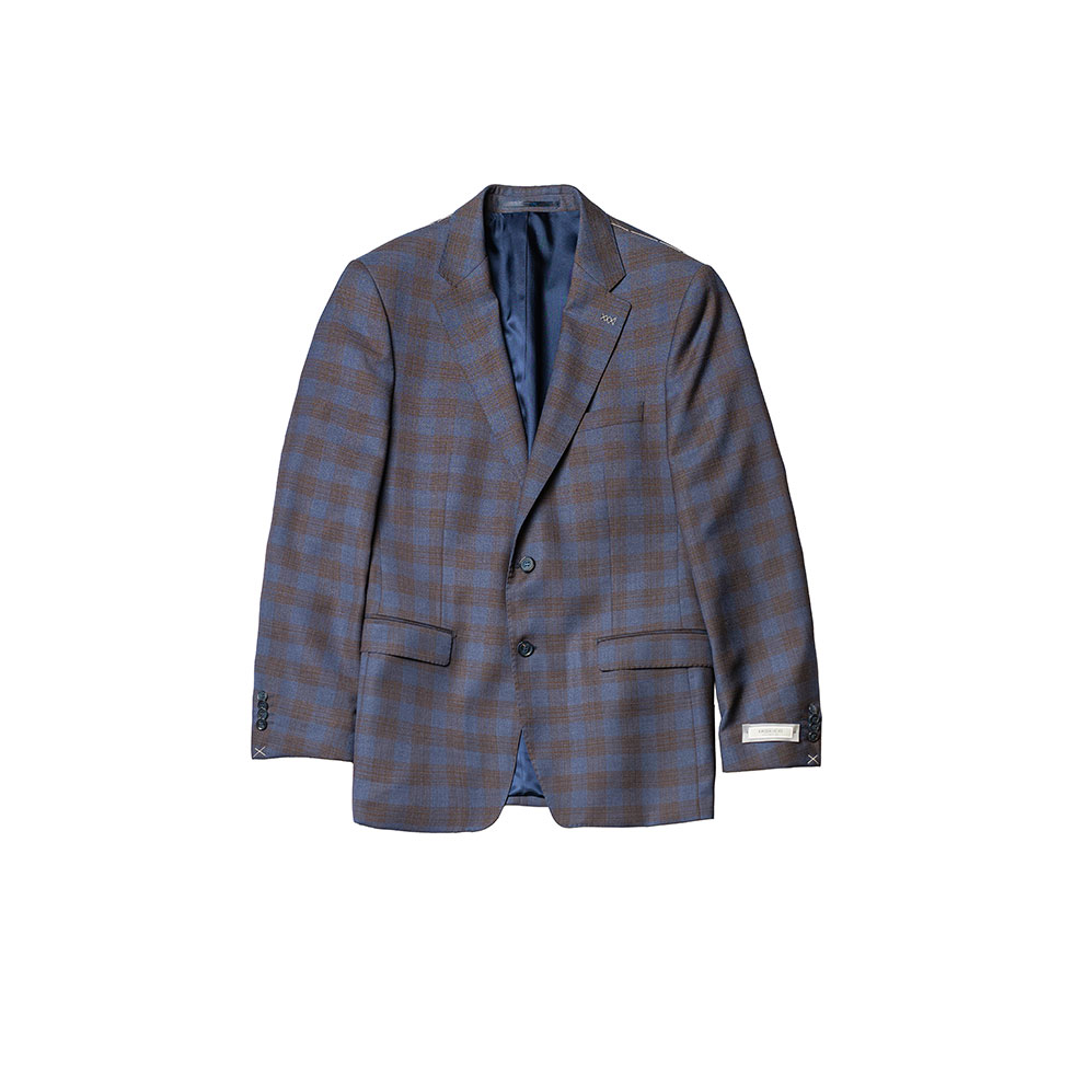 Μπλε καρό σακάκι HD x Vardas
