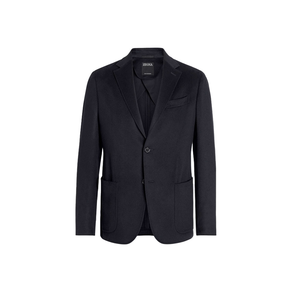 Σκούρο μπλε κασμιρένιο σακάκι Oasi