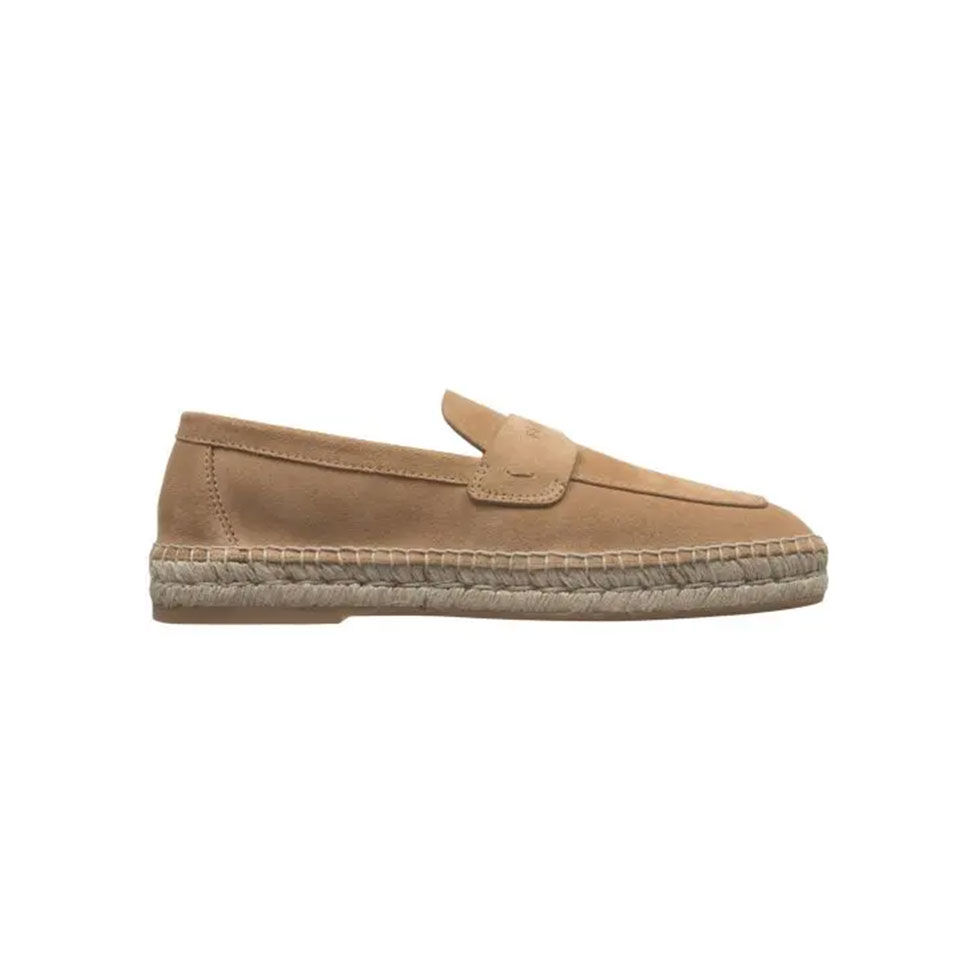 Brown suede espadrilles Desco, Ferragamo