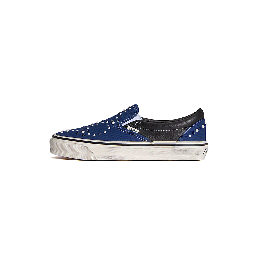 Μπλε slip-on sneakers
