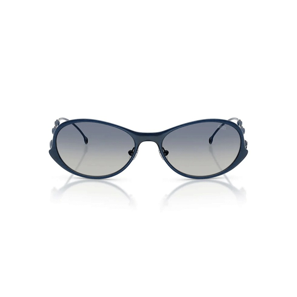 Blue metallic sunglasses