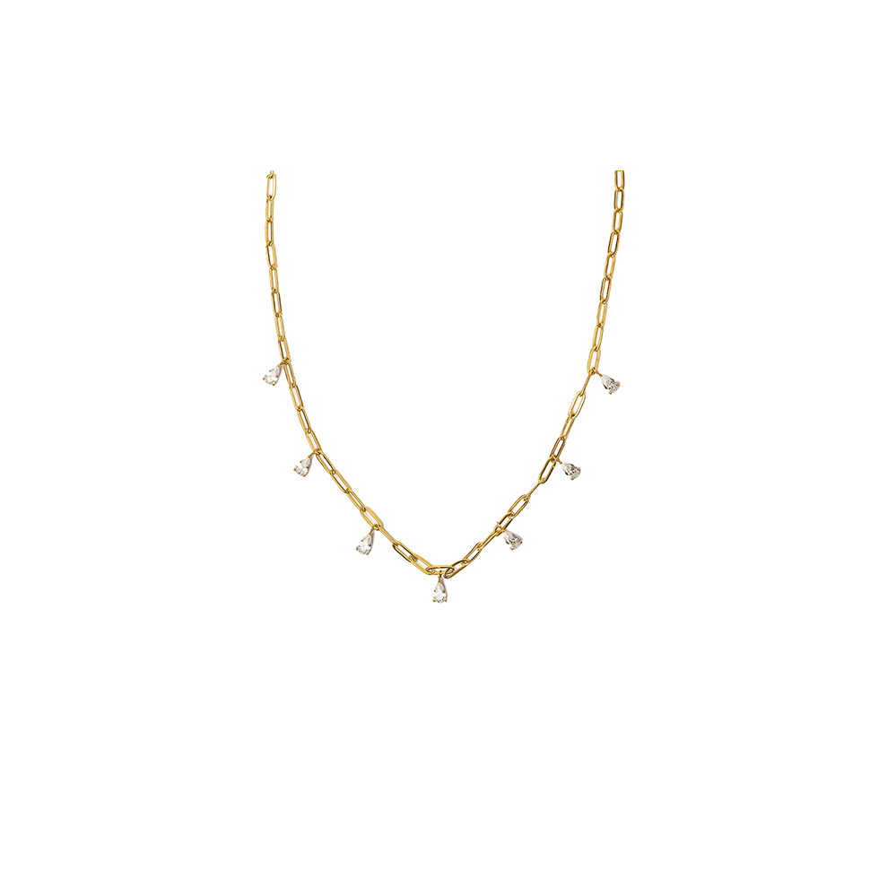 Επίχρυσο κολιέ με ζιργκόν, Zag bijoux