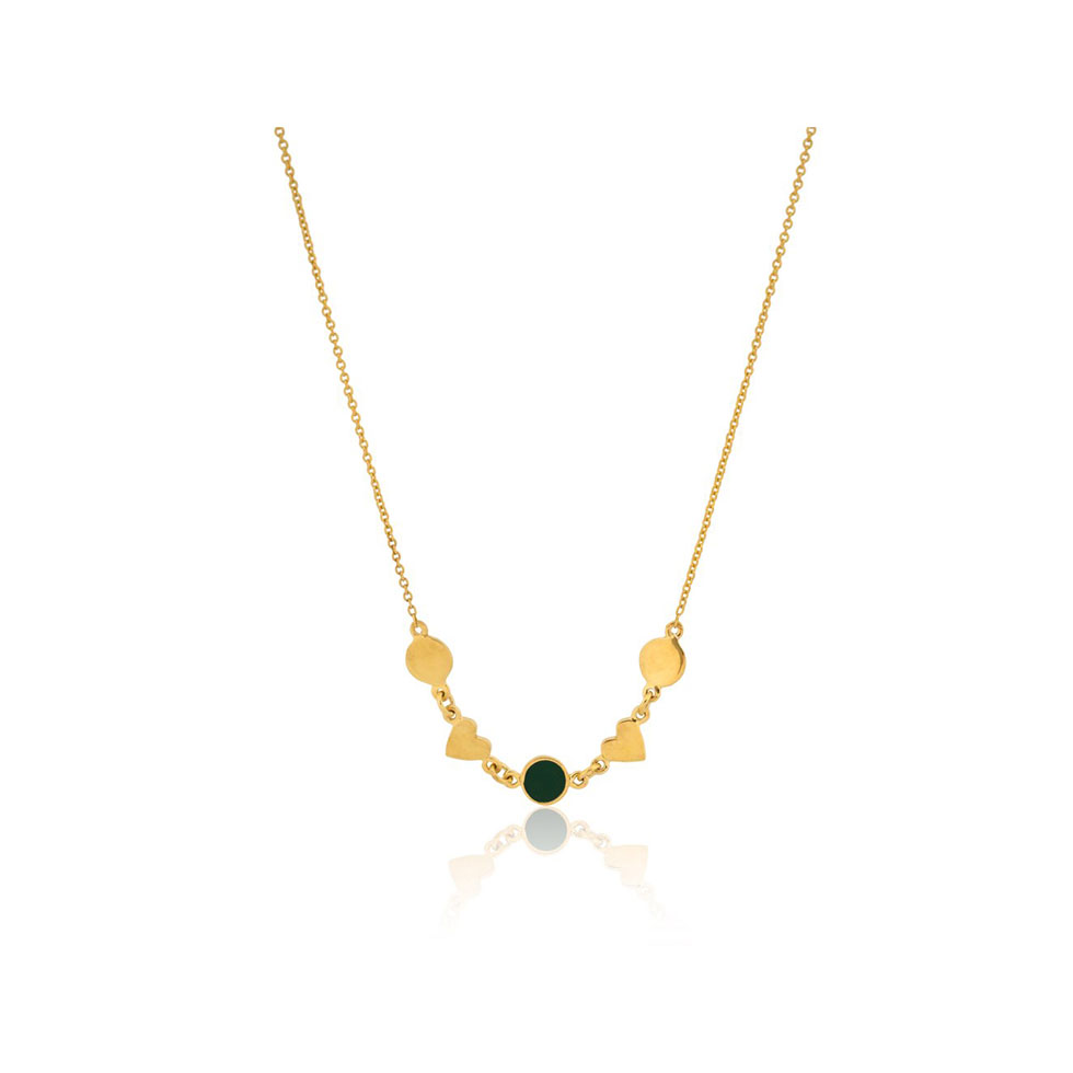 Lucky Charm 2025 Circles Of Love Golden Necklace