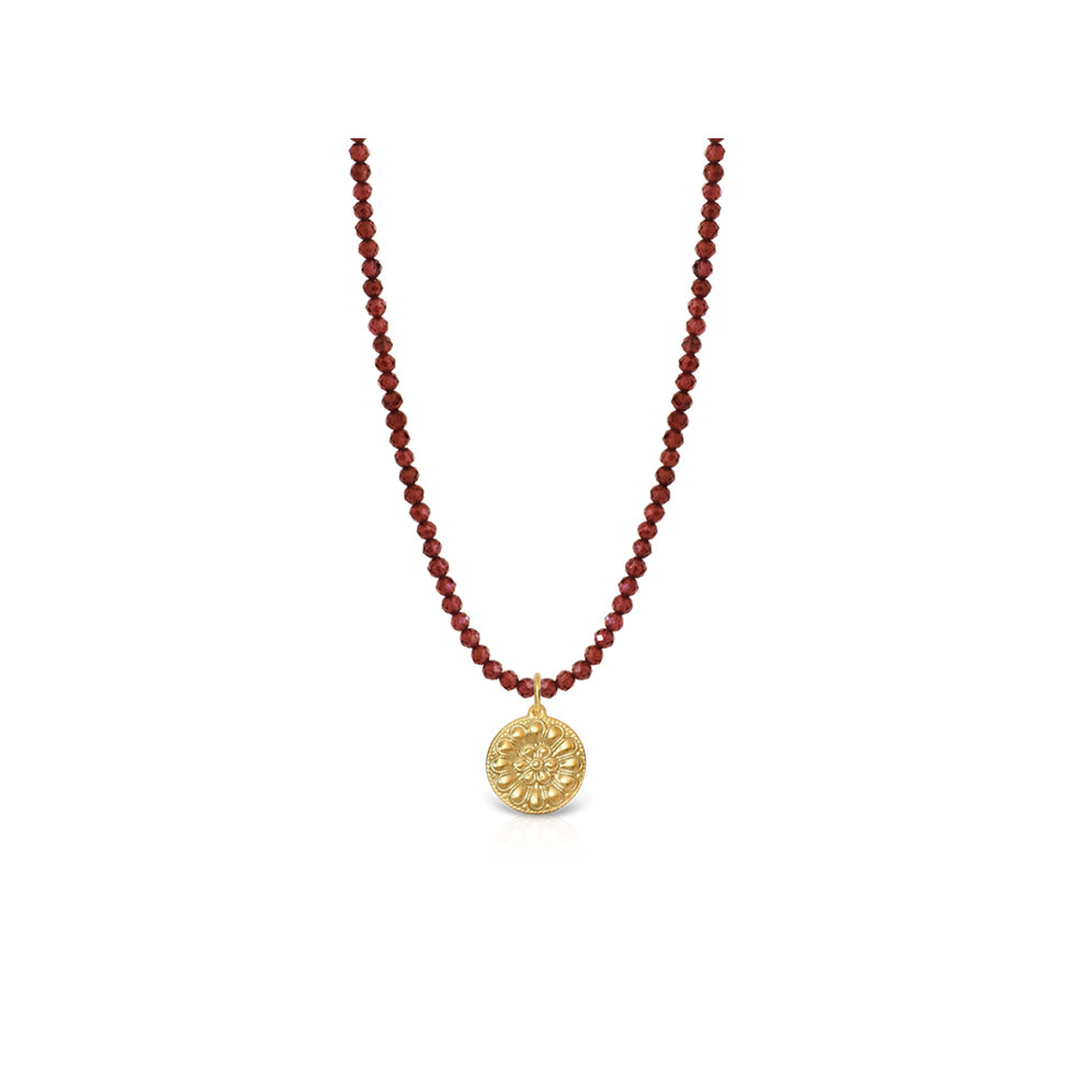 Lucky charm necklace 2025 Blossom Rosette