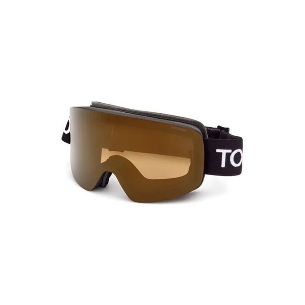 Μαύρη μάσκα ski με καφέ φακούς, Tom Ford