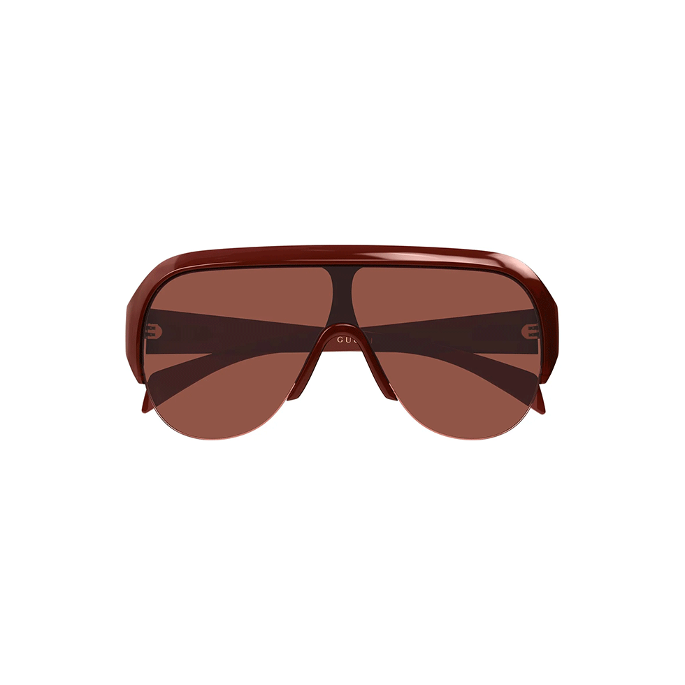 Burgundy aviator sunglasses, Gucci