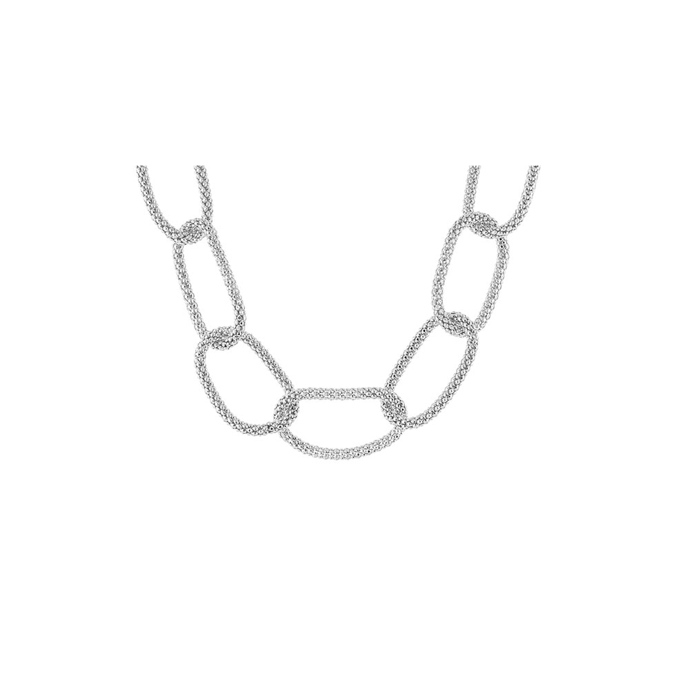 Ασημένιο κολιέ καδένα Fight