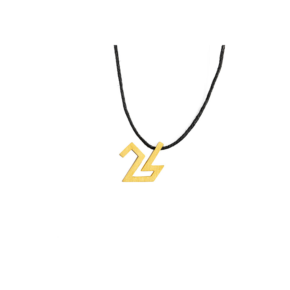 Κολιέ επιχρυσωμένο γούρι Flash 24 