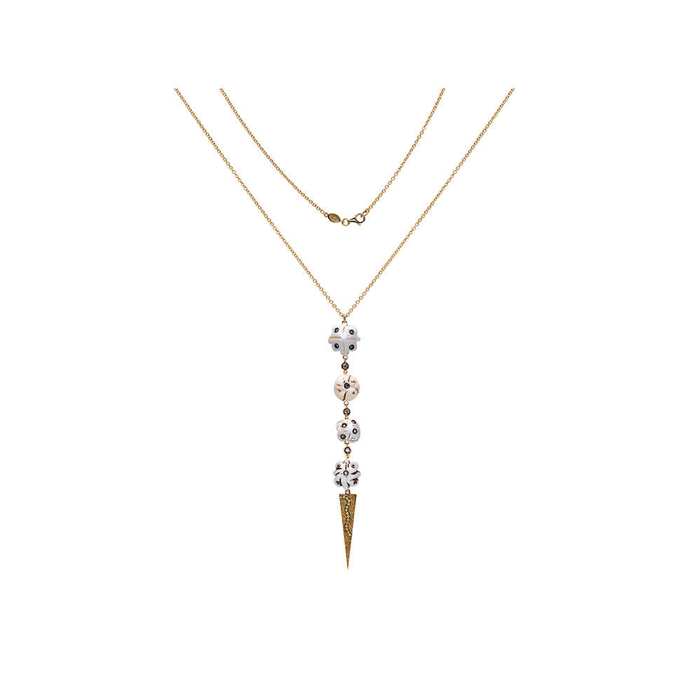 Χρυσό κολιέ 18Κ Tea in the Sahara, Francesca Villa