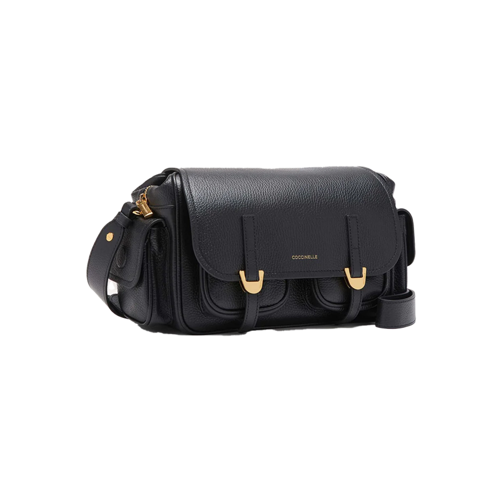 Δερμάτινη τσάντα Campus Medium Noir