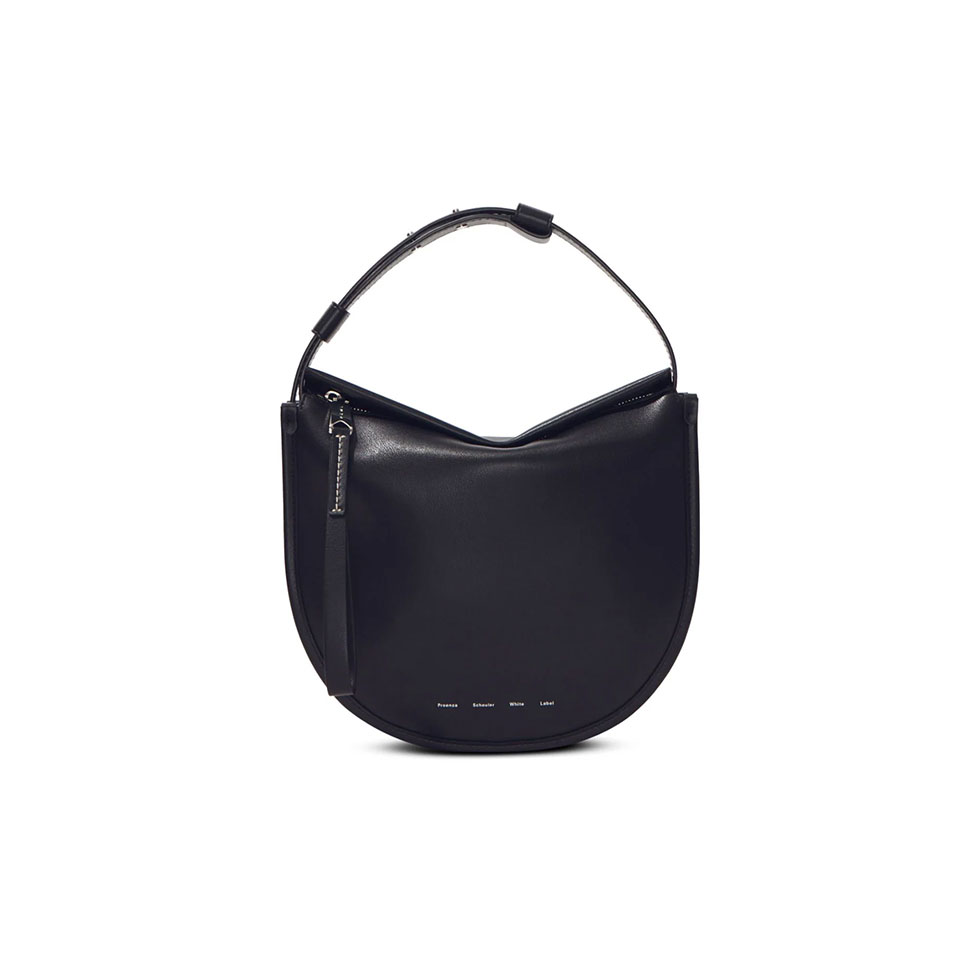 Μαύρη δερμάτινη τσάντα Baxter, Proenza Schouler