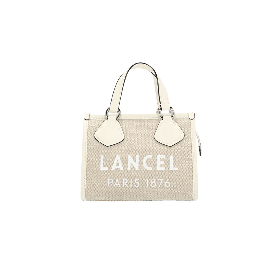 Μπεζ τσάντα από καμβά Summer Tote