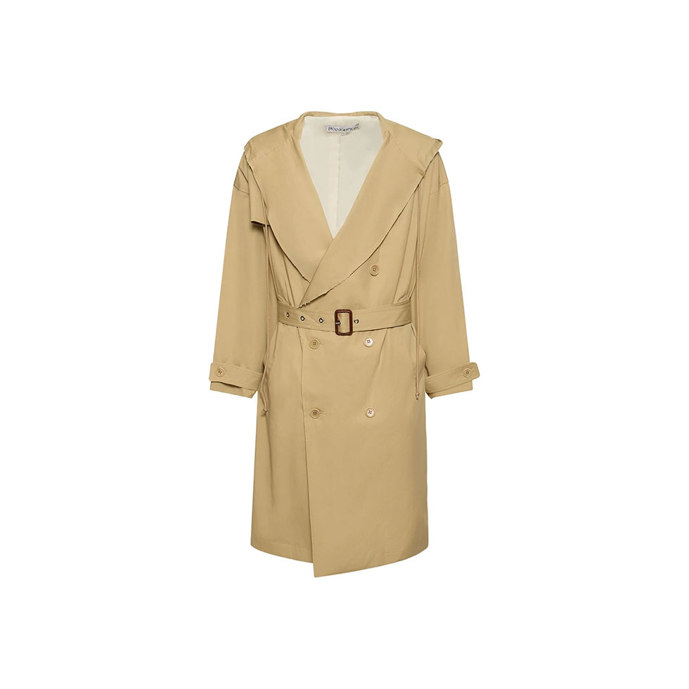 Μπεζ καπαρντίνα με κουκούλα, JW Anderson