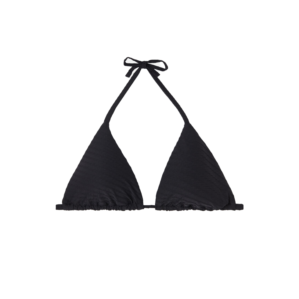 Black Waves bikini top