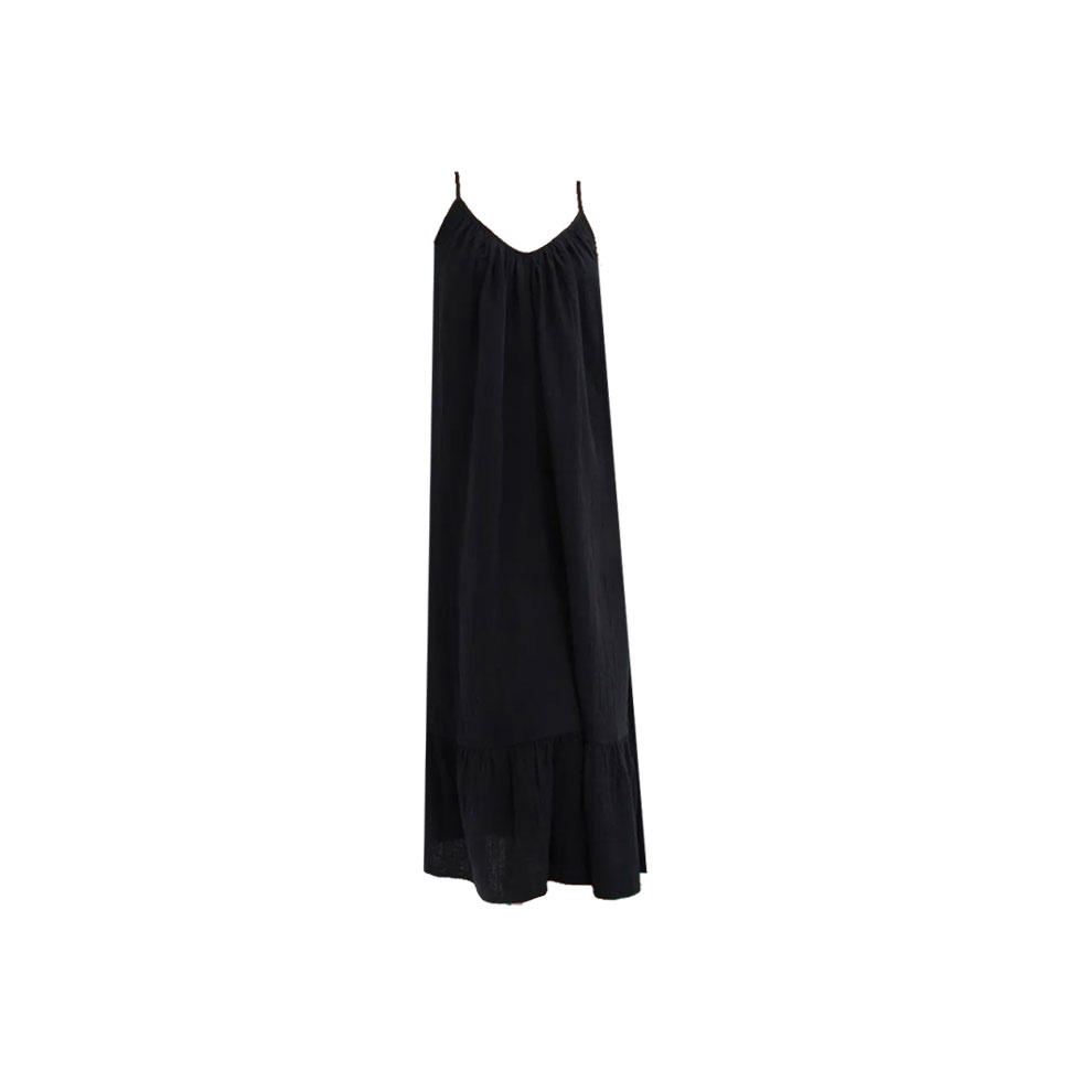 Black maxi dress Gauze Cami