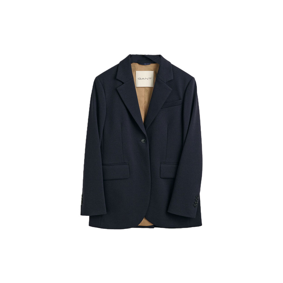 Σκούρο μπλε κλασικό σακάκι 