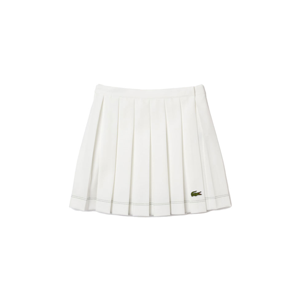 Λευκή γυναικεία πλισέ φούστα 