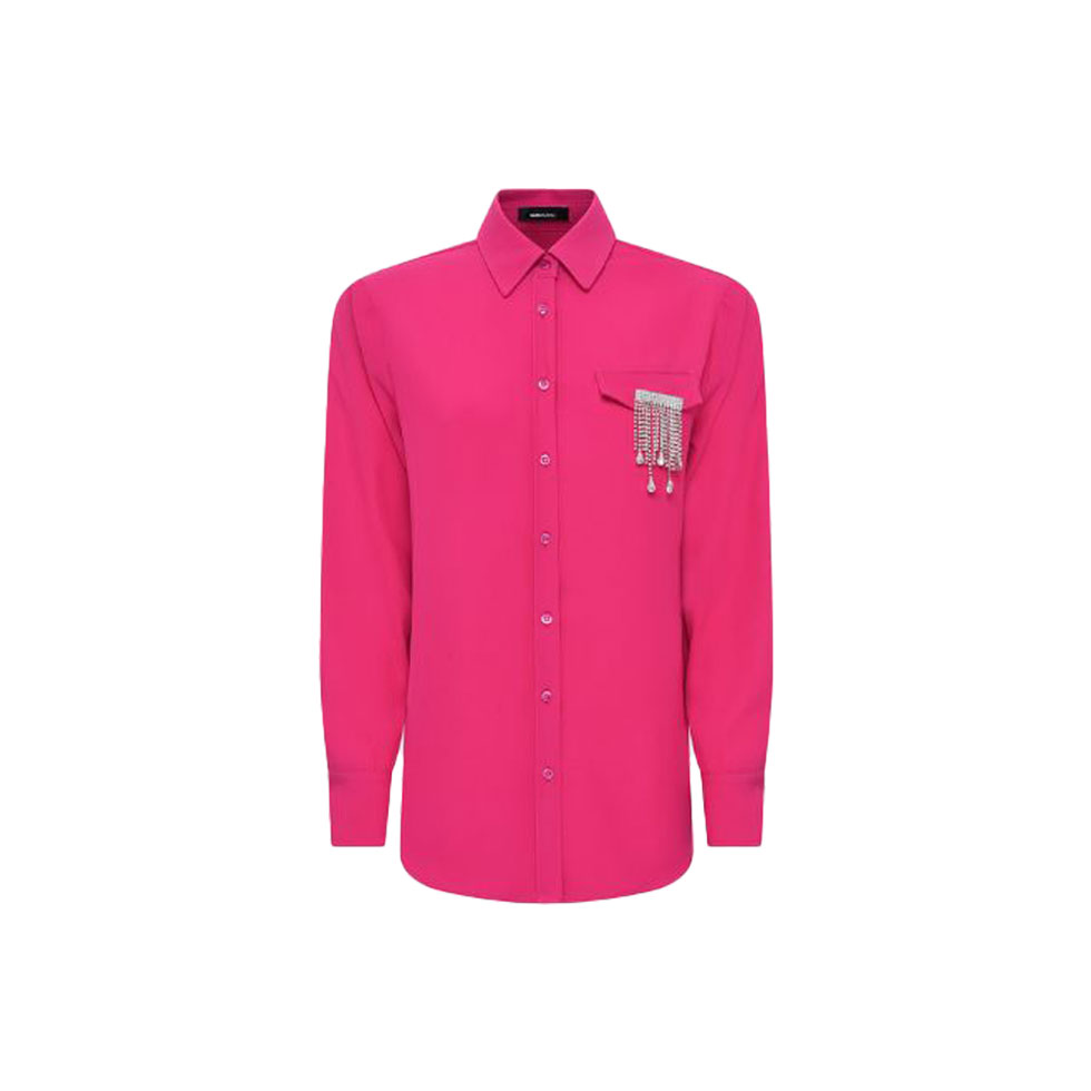 Φούξια πουκάμισο σε κλασική γραμμή 