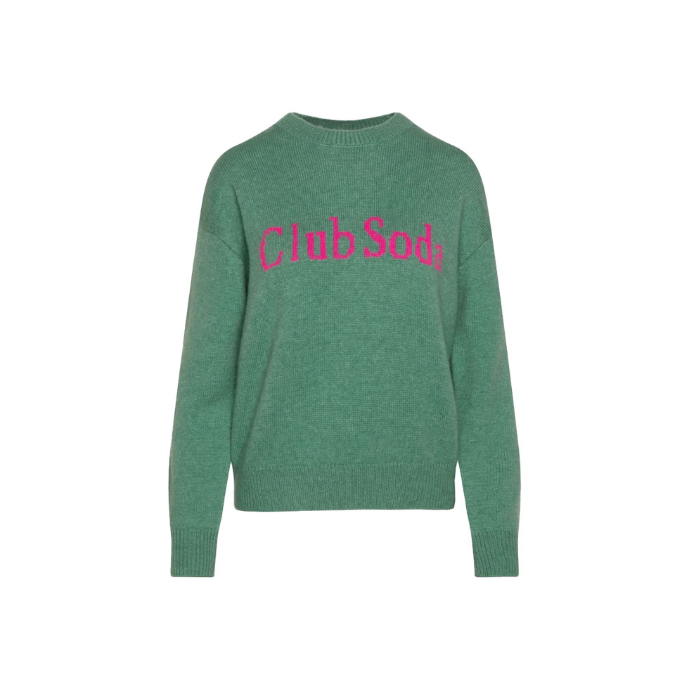 Intarsia Club Soda pullover