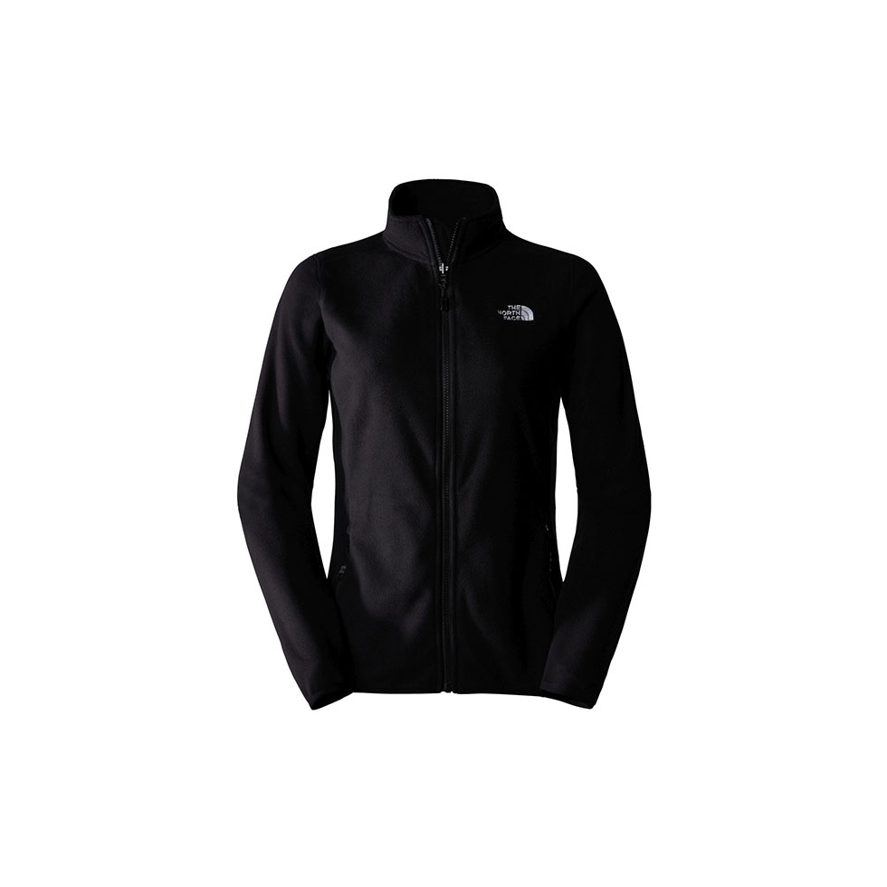 Μαύρη fleece ζακέτα 100 Glacier