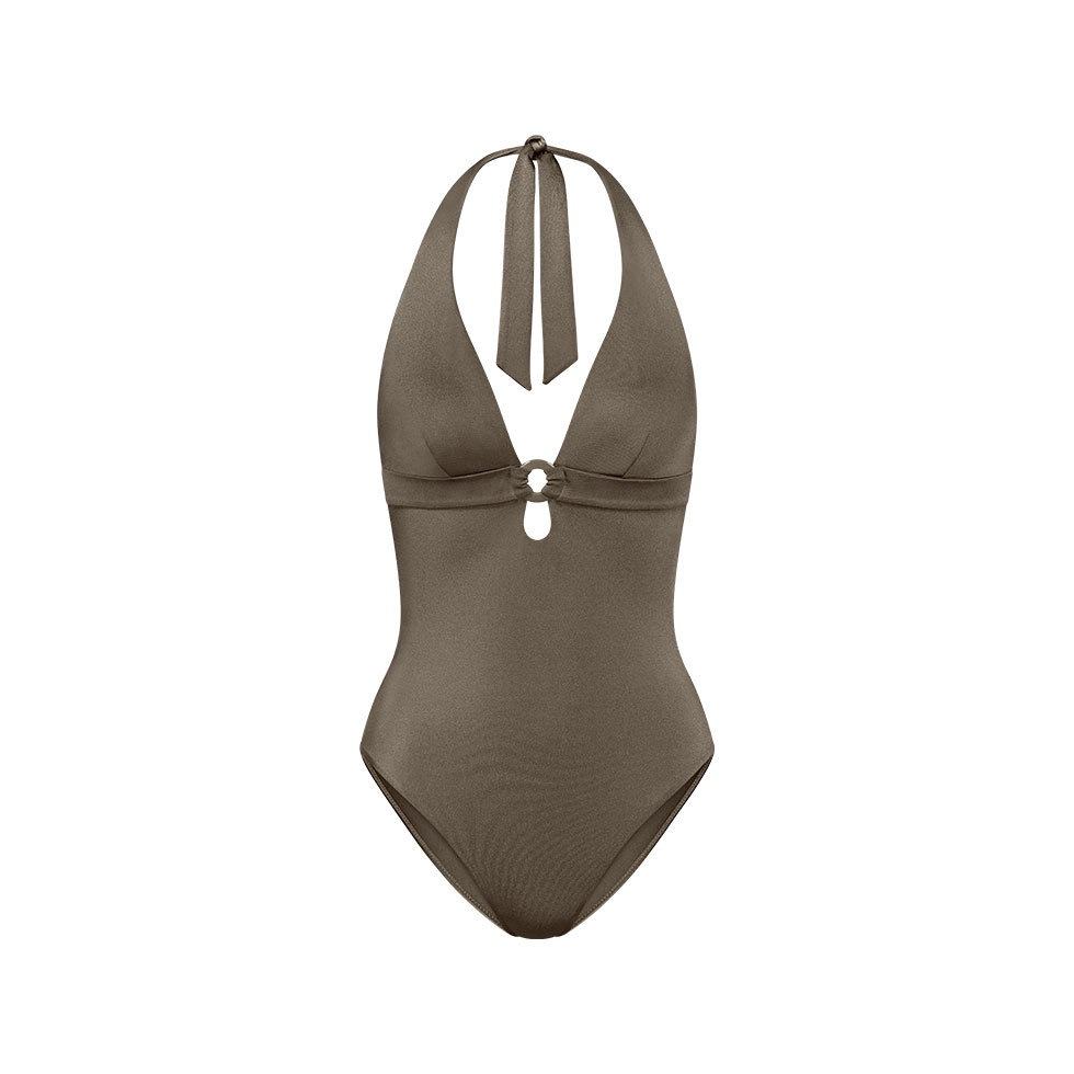 Λαδί ολόσωμο μαγιό 