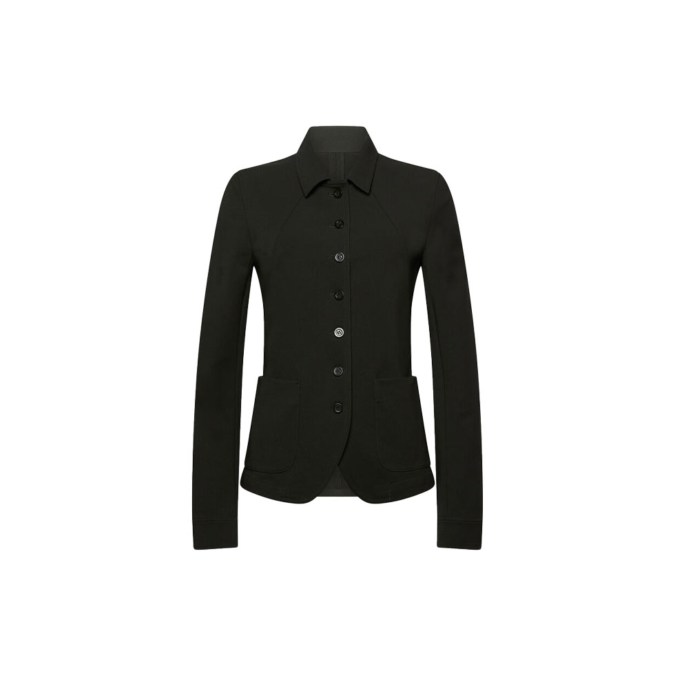 Μαύρο σακάκι σε στιλ πουκαμίσου 