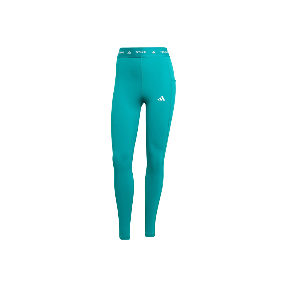 Μπλε Techfit Stash Pocket full length leggings, Adidas