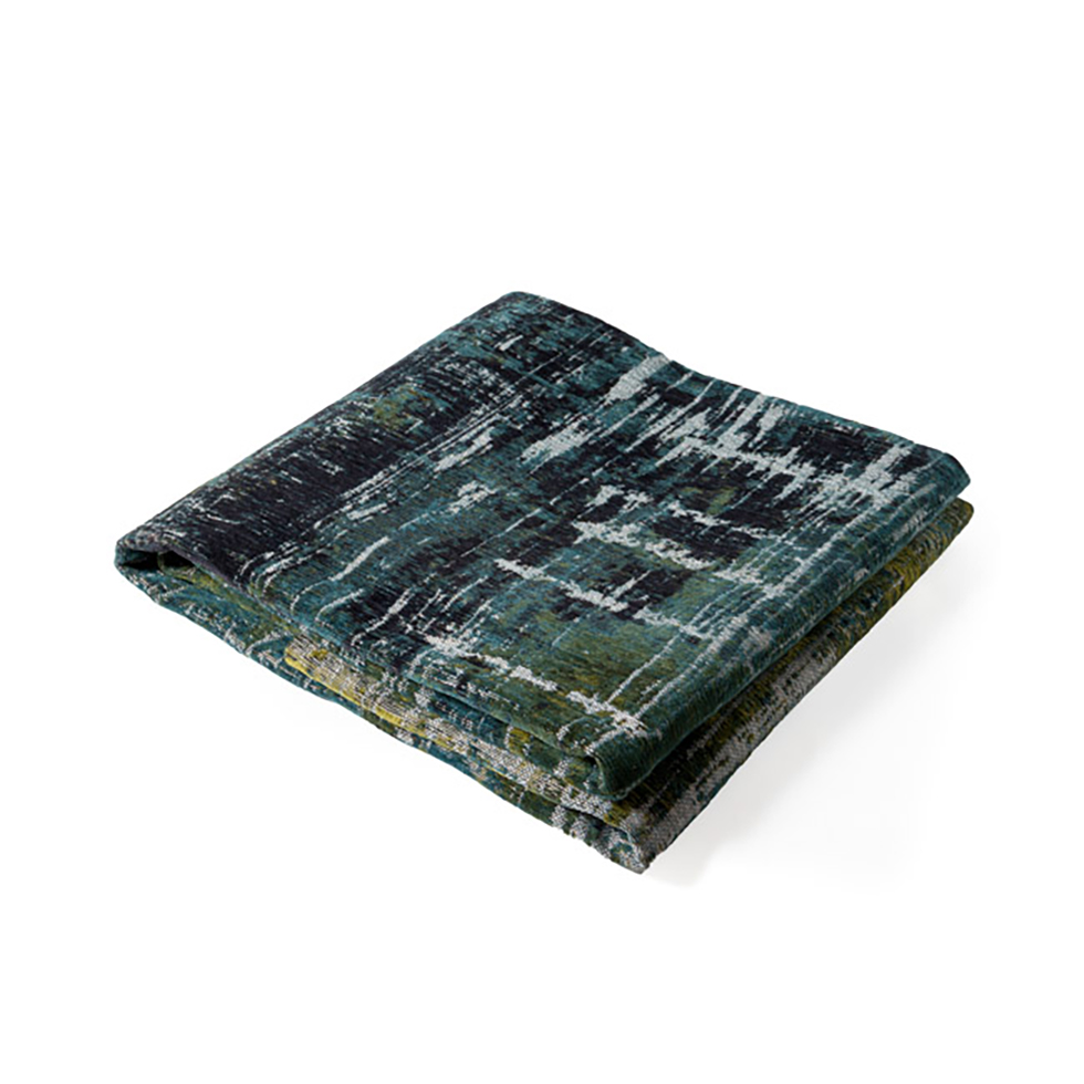 Πολύχρωμο χαλί με ραβδώσεις