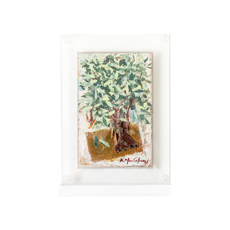 Διακοσμητικό plexiglass κουτί ζωγραφικής, Μανωλάτος