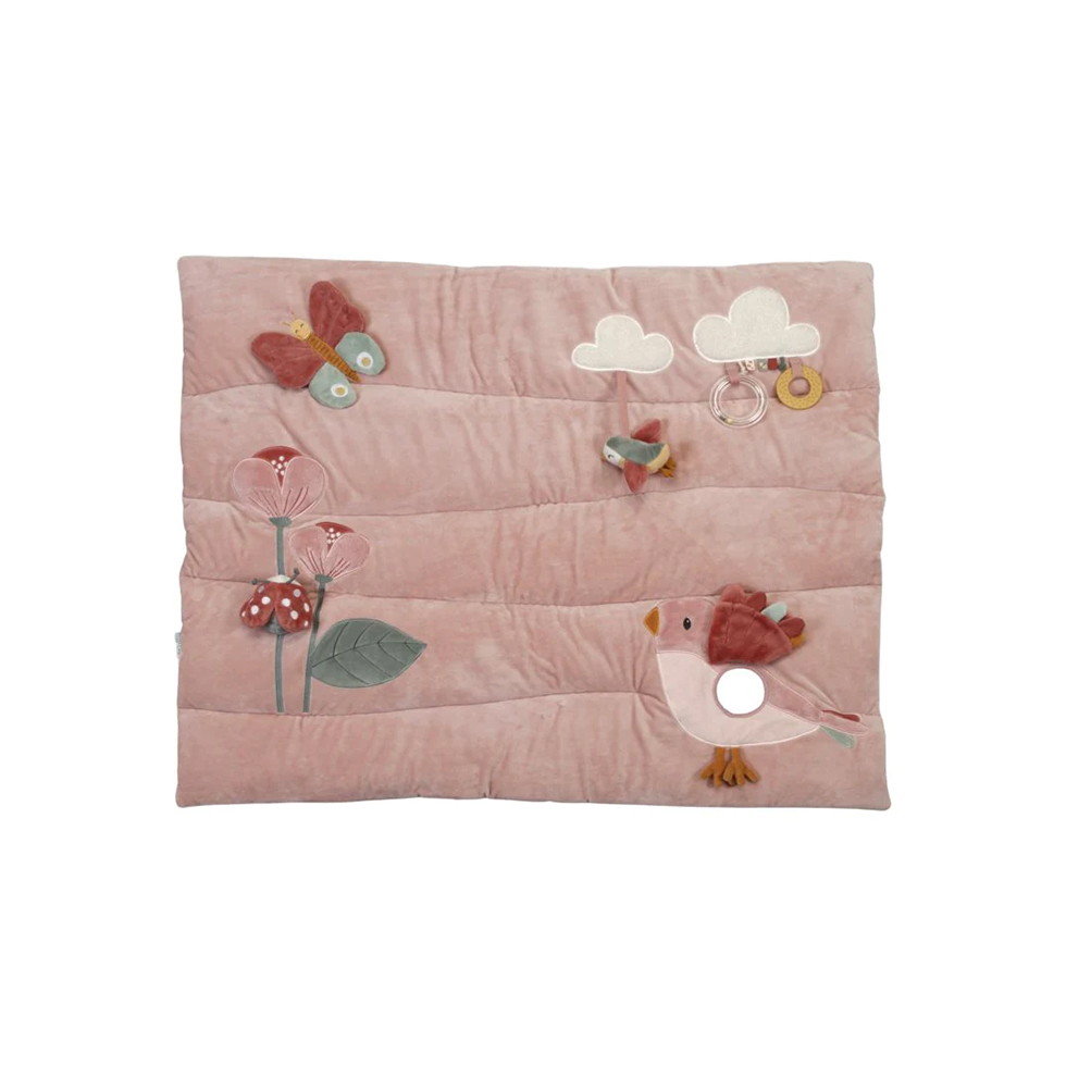 Υφασμάτινο στρώμα δραστηριοτήτων Flowers & Butterflies, Little Dutch