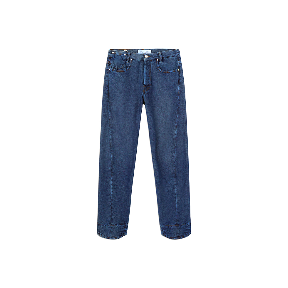 Μπλε jean με πλάγιες ραφές