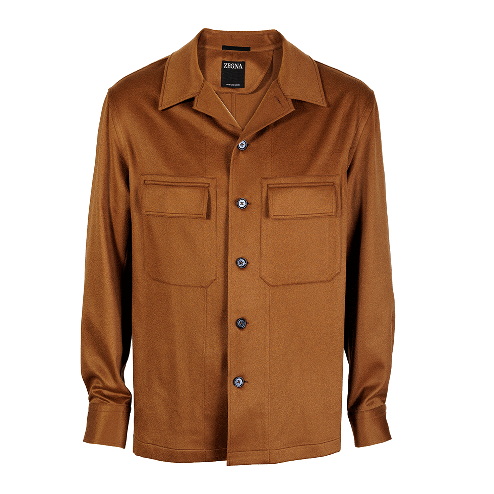 Eλαφρύ suede overshirt