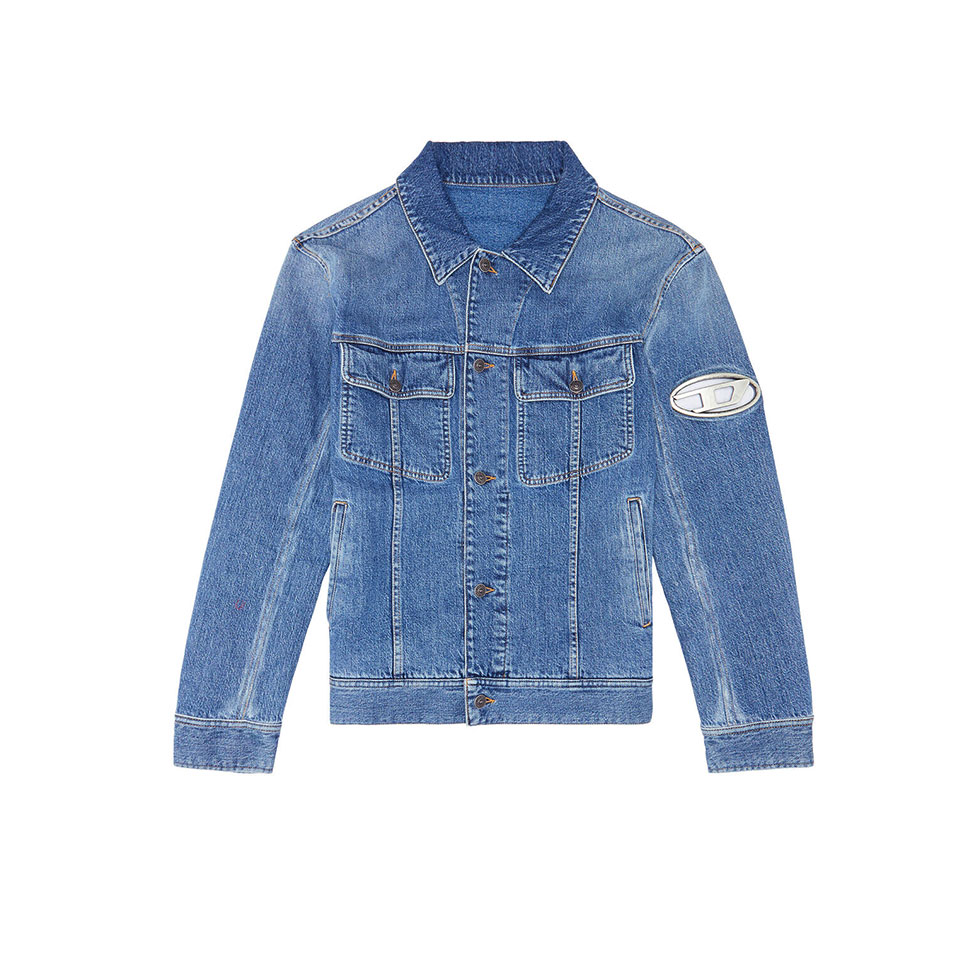Μπλε denim jacket  D-Barcy-Fsc
