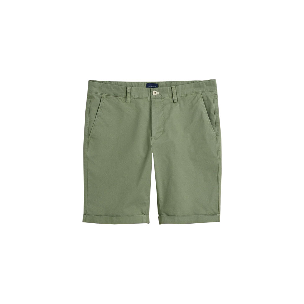 Allister Sunfaded regular line khaki bermuda shorts