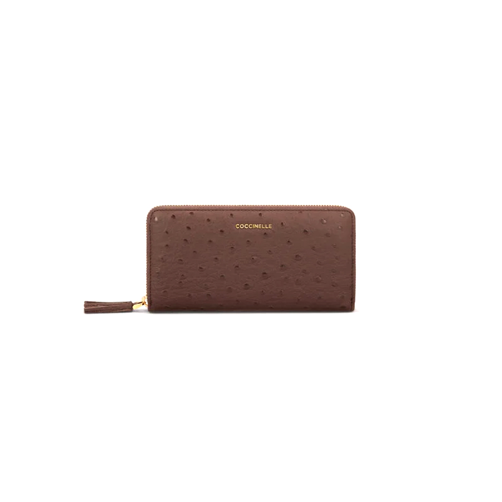 Δερμάτινο πορτοφόλι Tassel Ostrich Carruba