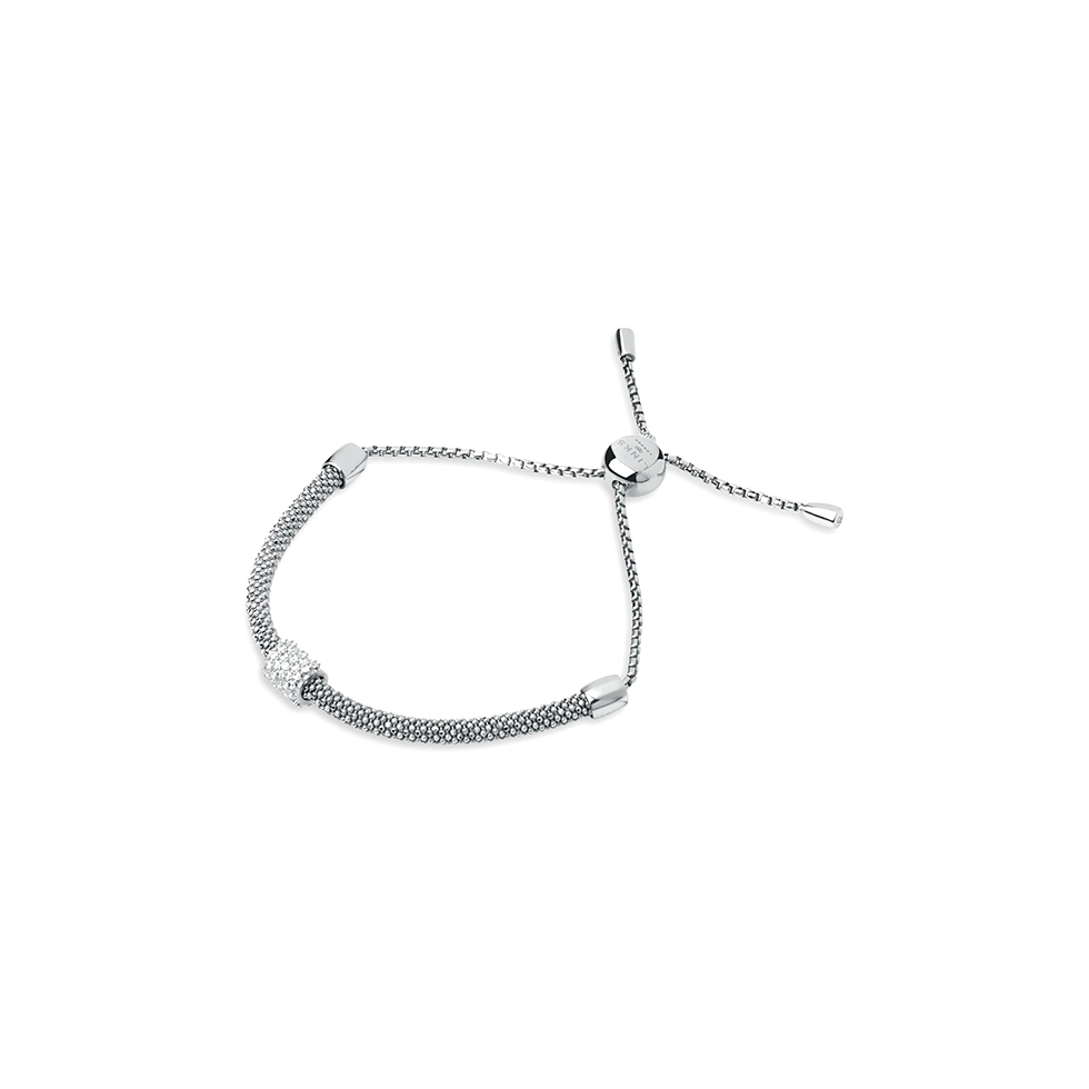 Ασημένιο βραχιόλι με λευκά ζαφείρια Starlight 